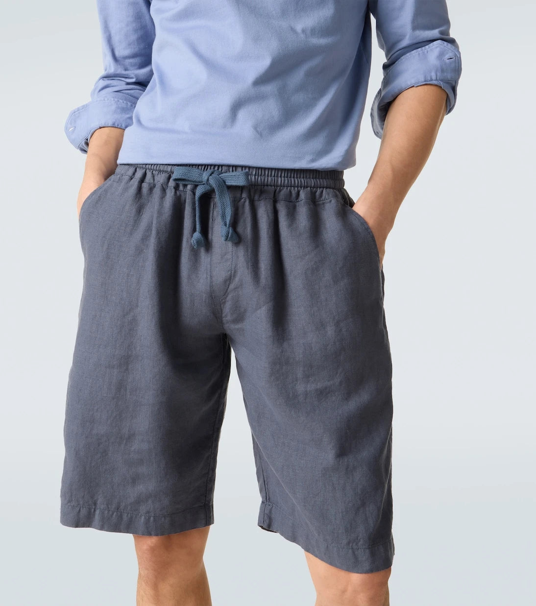Fedeli - Vico linen Bermuda shorts