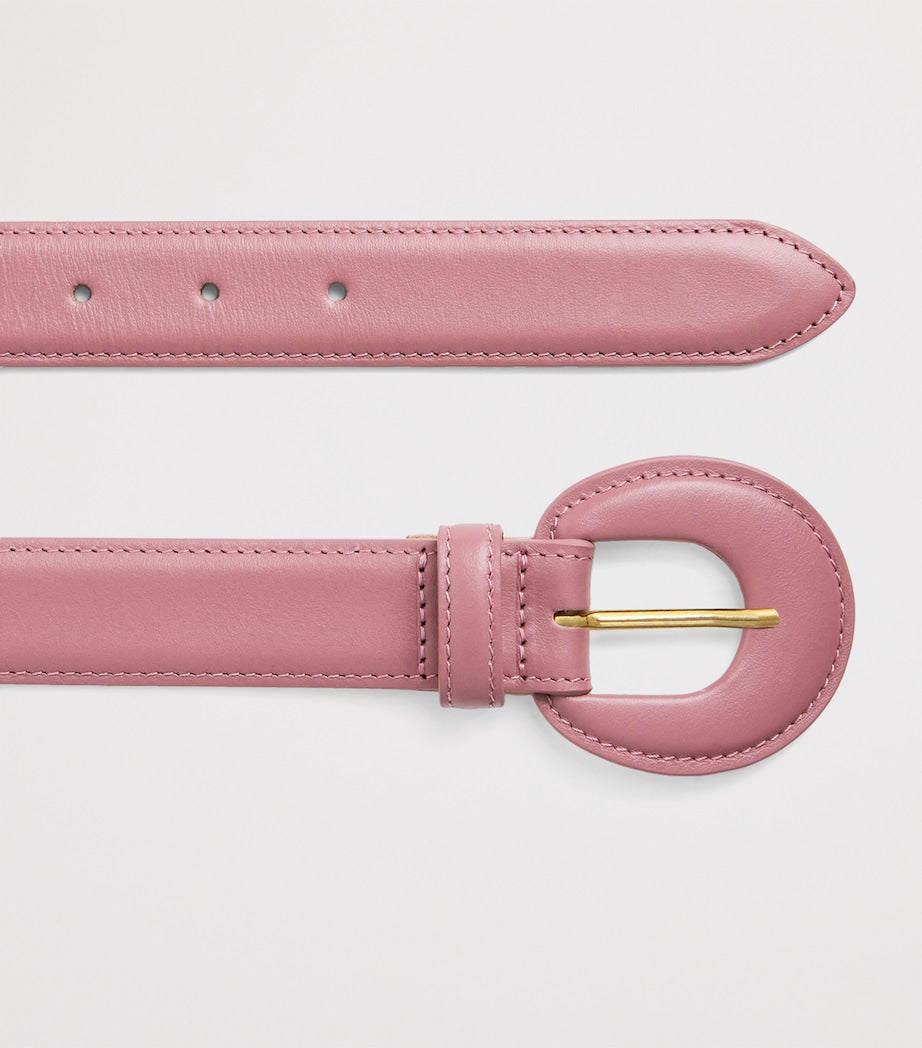 Eleventy Neutral Leather Belt