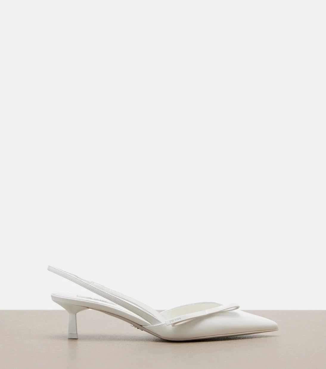 Prada - Patent leather slingback pumps