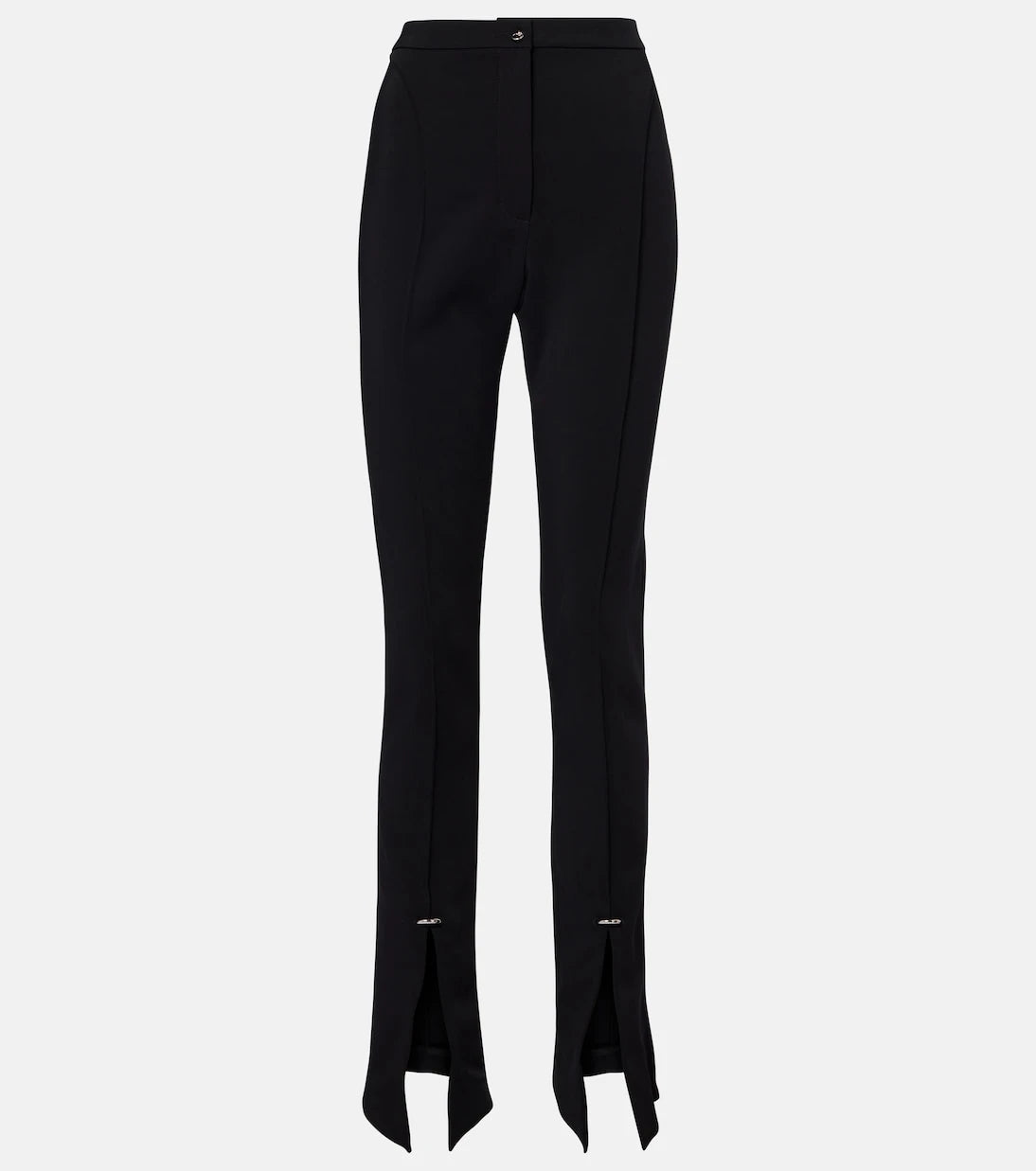 Mugler - Pierced high-rise flared pants