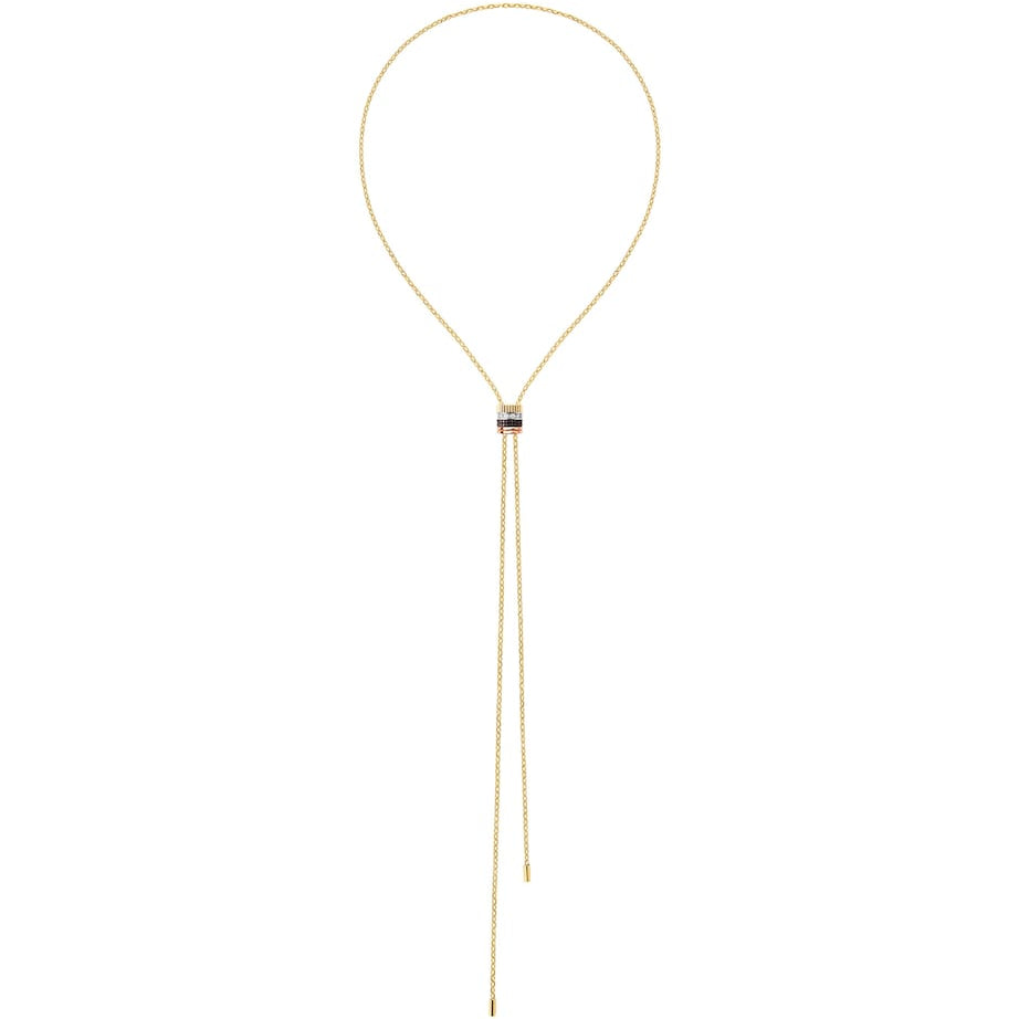 Large Yellow Gold Quatre Classique Tie Necklace