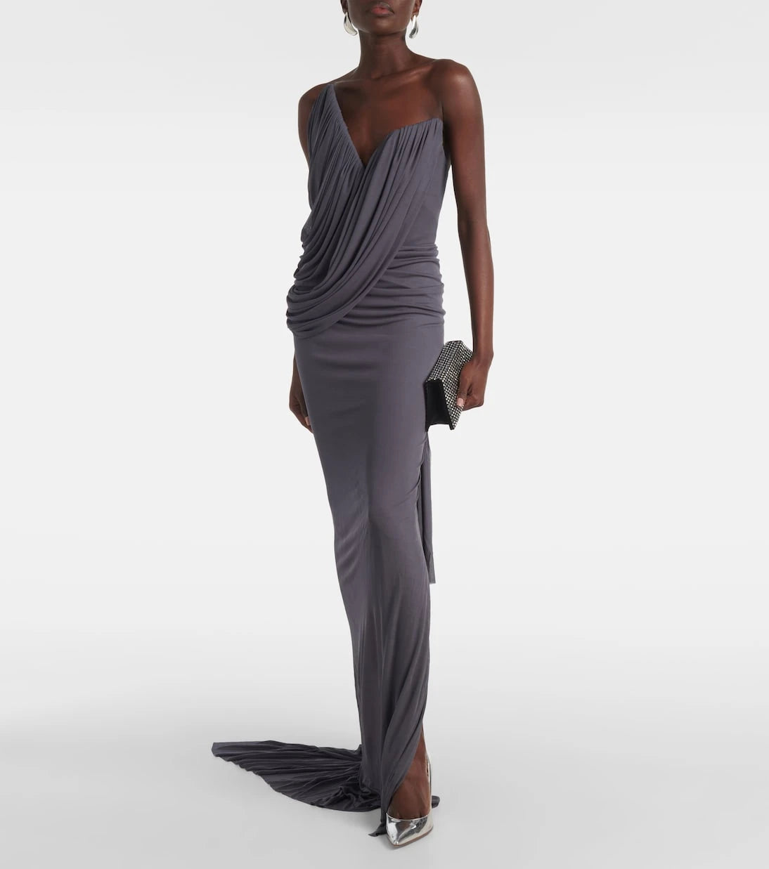 Maticevski - Systema gathered jersey gown