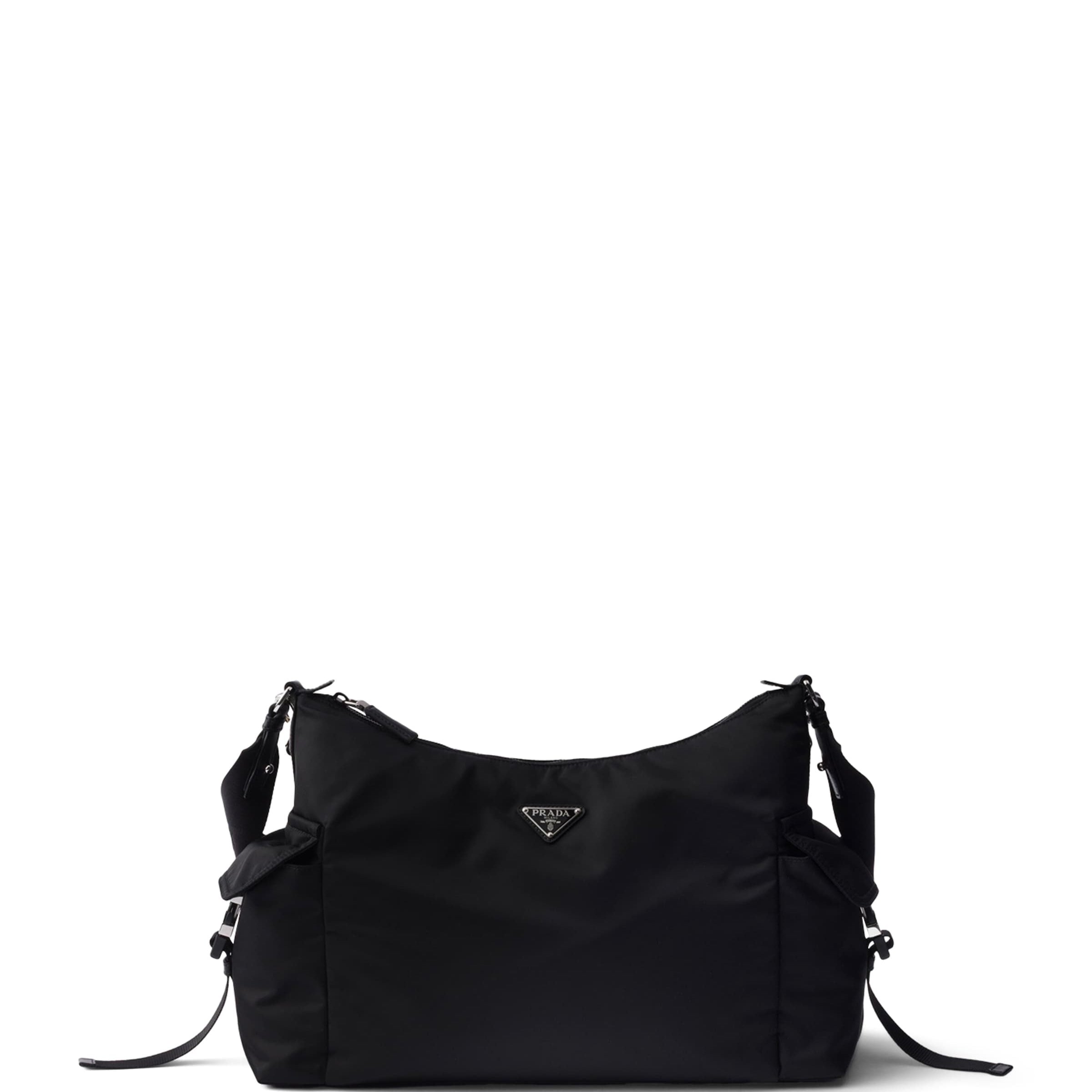 Prada Re-Nylon Leather-Trim Explore Messenger Bag