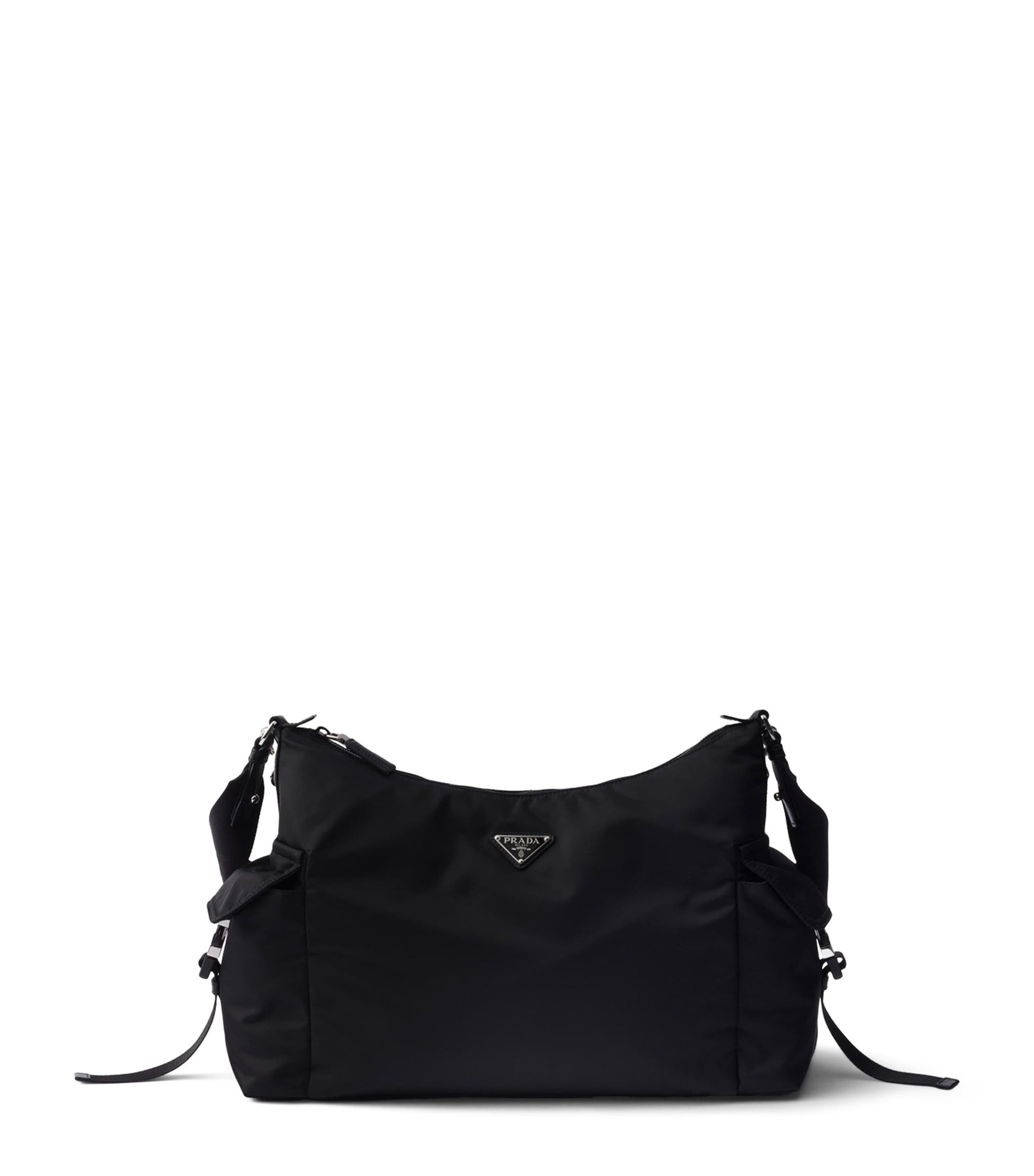 Prada Re-Nylon Leather-Trim Explore Messenger Bag