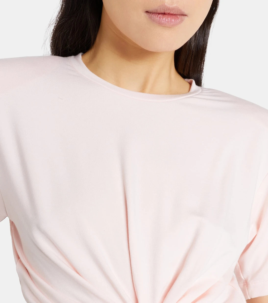 Magda Butrym - Cropped floral-appliqué T-shirt