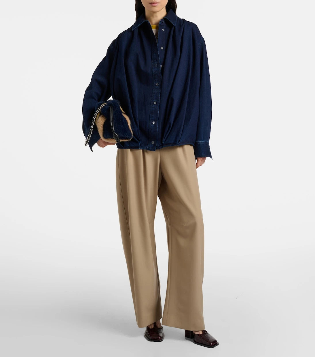 Loewe - Wool wide-leg pants