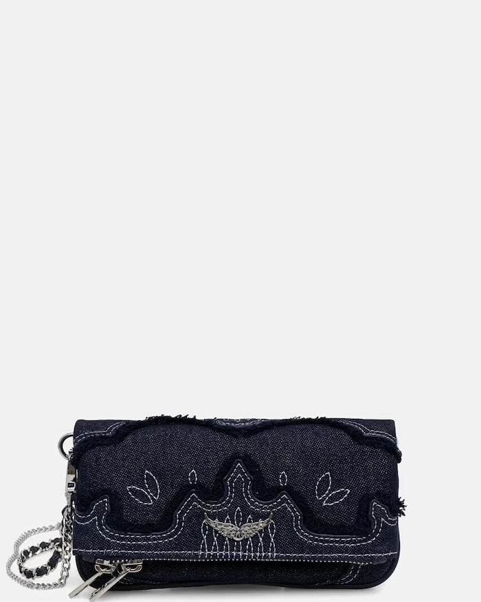 Zadig&Voltaire чанта crossbody дамска от деним