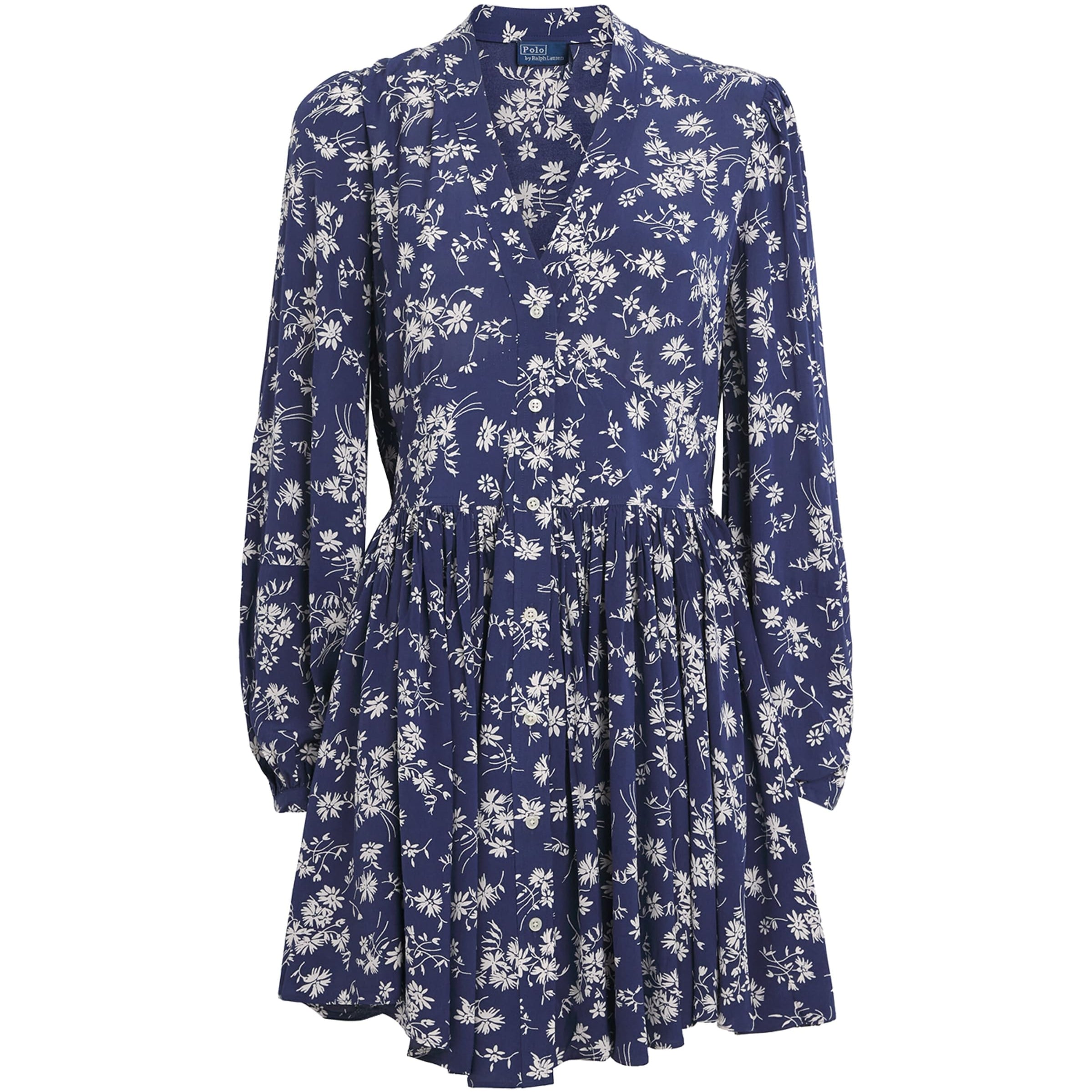 Polo Ralph Lauren Multi Floral A-Line Mini Dress