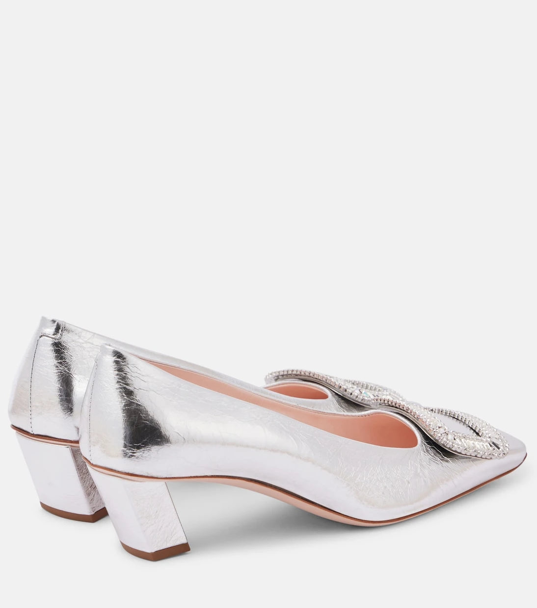 Roger Vivier - Belle Vivier 45 embellished pumps