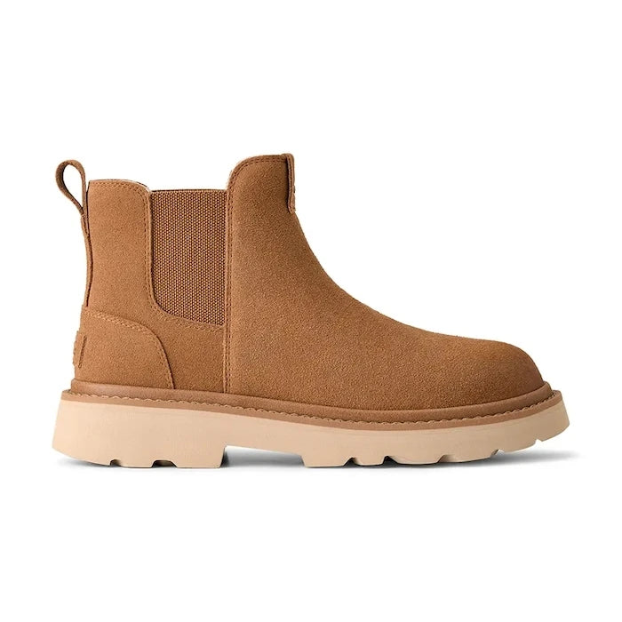 Велурени обувки UGG Chelsea Lug
