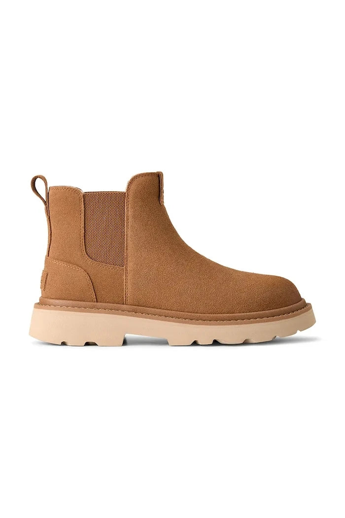 Велурени обувки UGG Chelsea Lug