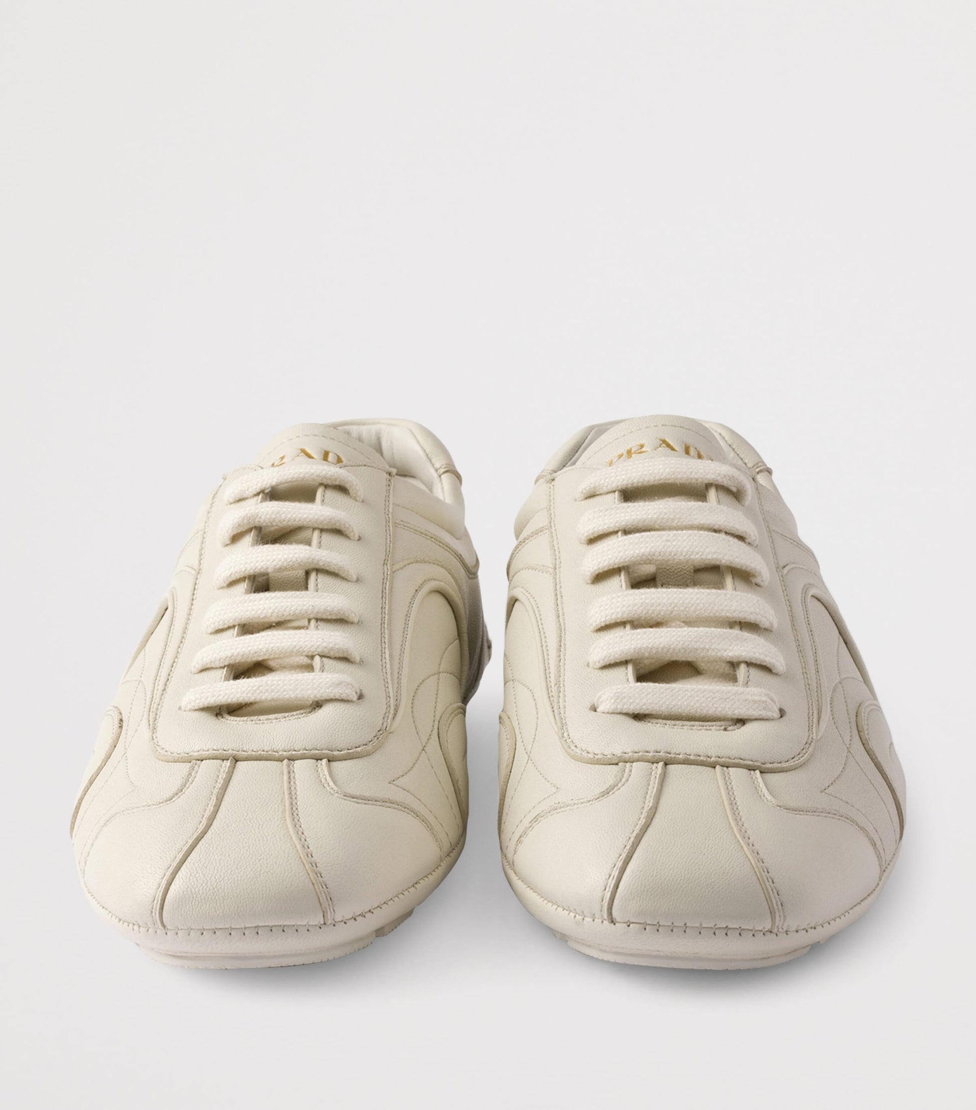 Nappa Leather Antiqued Sneakers
