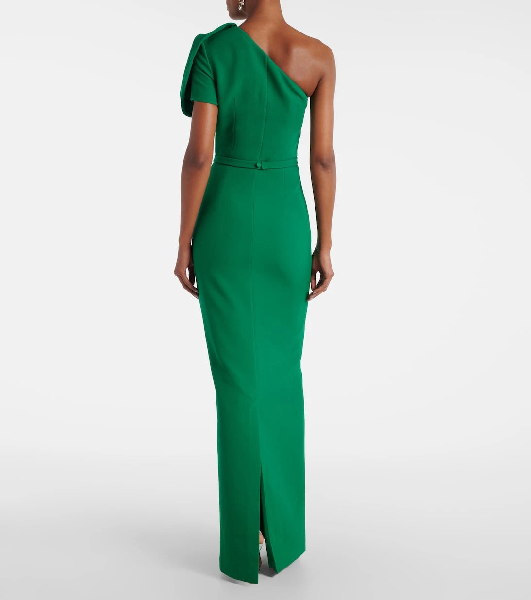 Safiyaa - One-shoulder crêpe gown