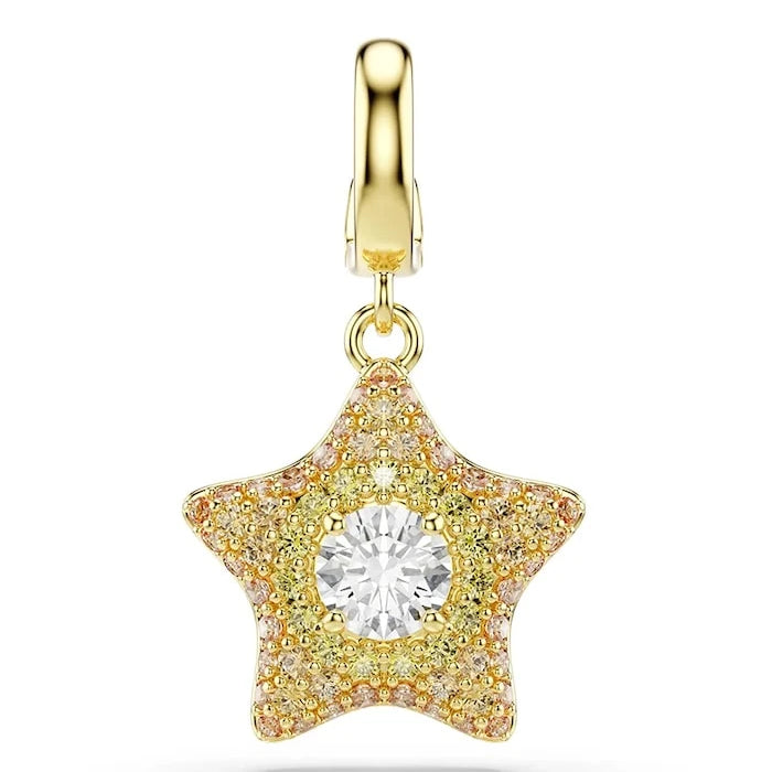 Swarovski SUBLIMA altın kaplama model rozet