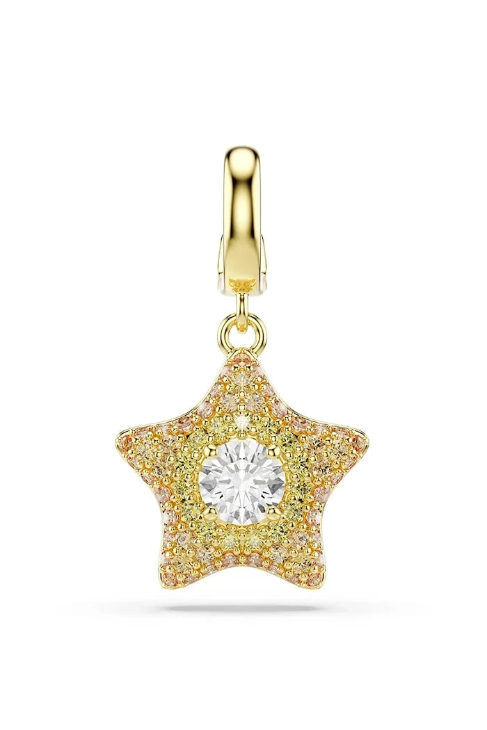 Swarovski SUBLIMA altın kaplama model rozet