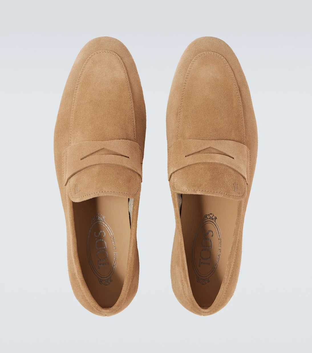 Tod's - Suede penny loafers