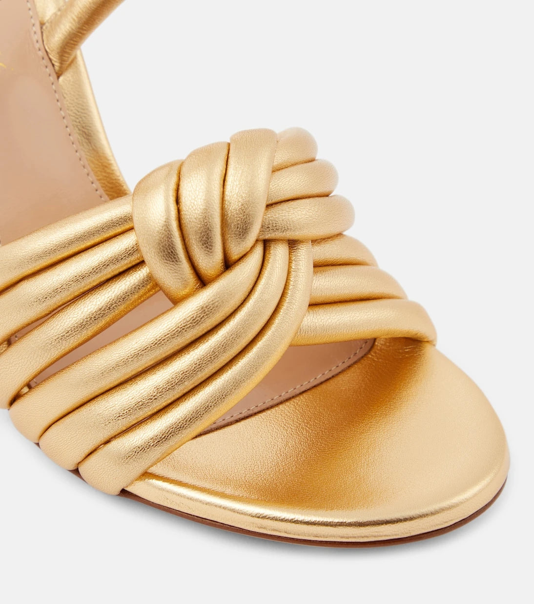 Gianvito Rossi - Ottavia metallic leather sandals