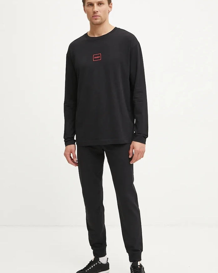 HUGO Laze Longsleeve Uzun Kollu Ev Bluzu