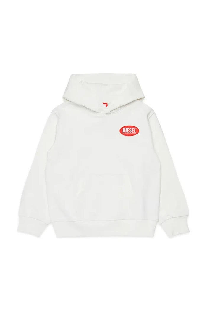 Diesel SPATCHOOD OVER SWEAT-SHIRT Çocuk Pamuklu Sweatshirt