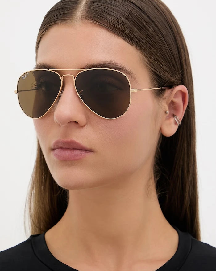 Ray-Ban слънчеви очила AVIATOR LARGE METAL