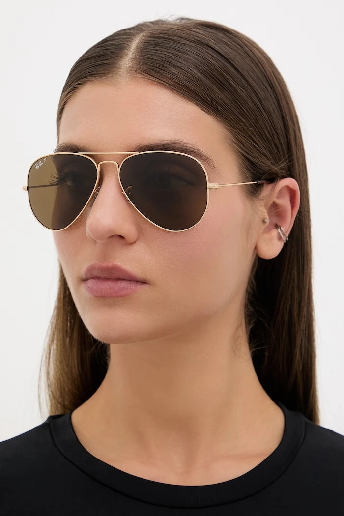 Ray-Ban слънчеви очила AVIATOR LARGE METAL