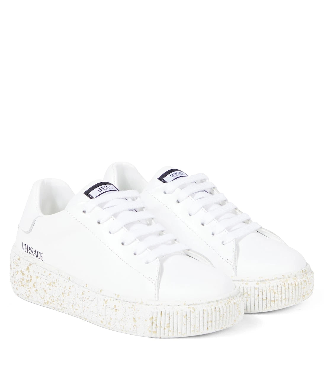 Versace Kids - Leather sneakers