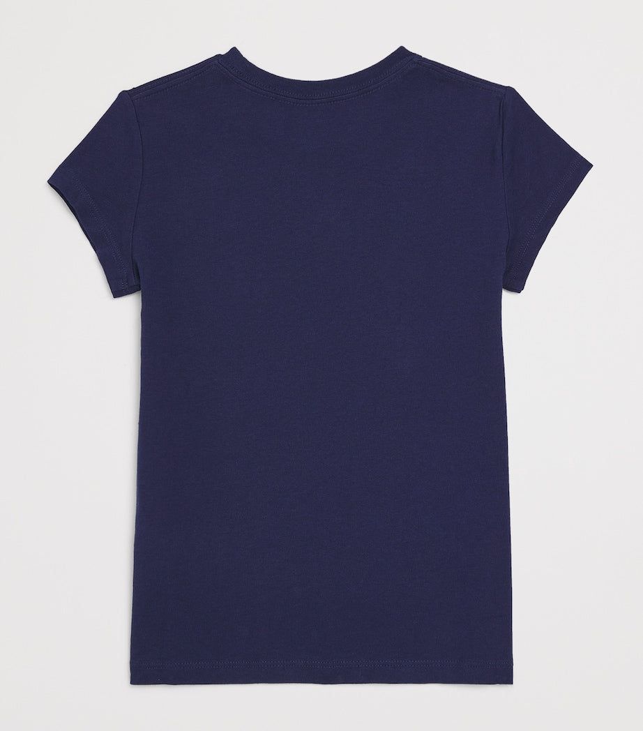 Ralph Lauren Kids Cotton Embroidered Flag T-Shirt (2-6 Years)