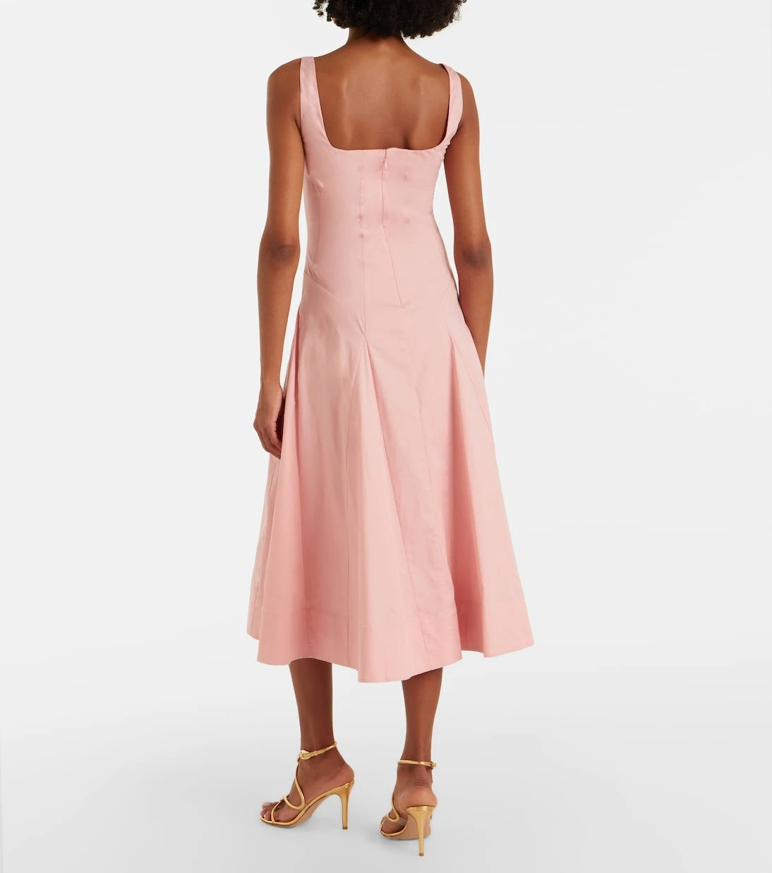 Staud - Willow cotton midi dress
