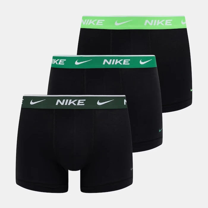 Nike pamuk ve elastanlı erkek dar boxer 3'lü paket