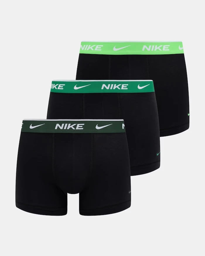 Nike pamuk ve elastanlı erkek dar boxer 3'lü paket