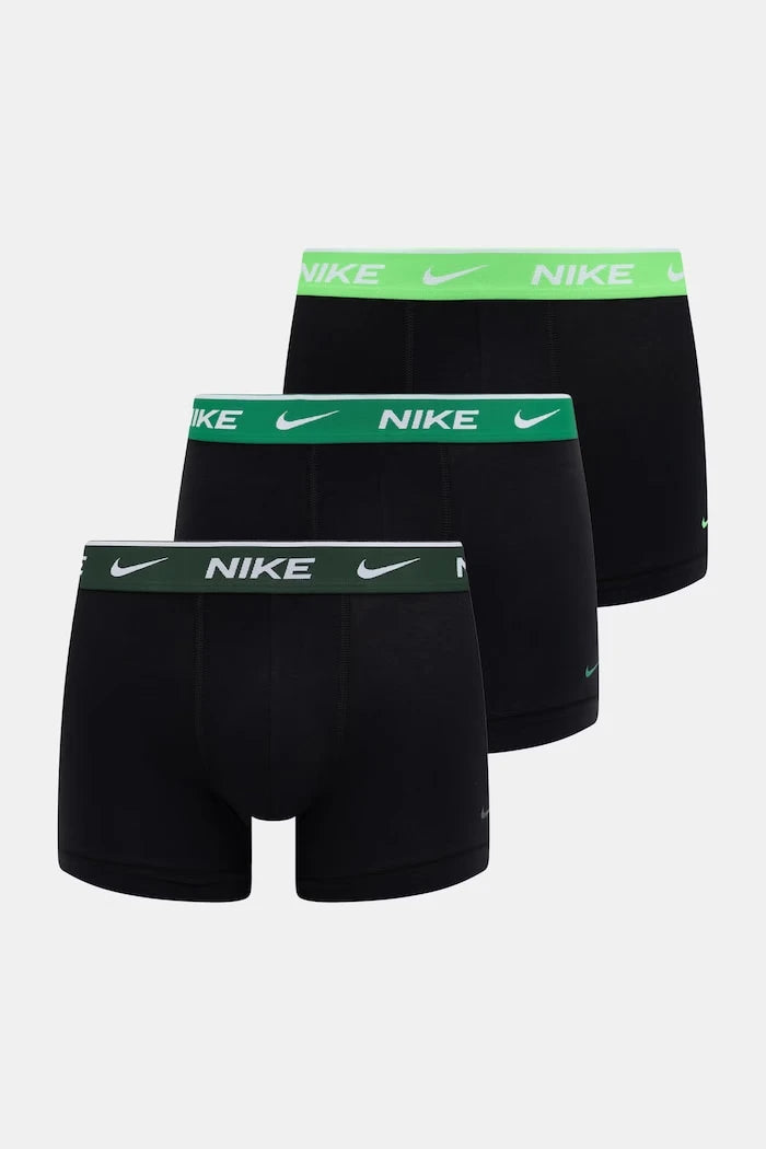 Nike pamuk ve elastanlı erkek dar boxer 3'lü paket