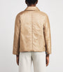 Beige The Cube Collared Jacket