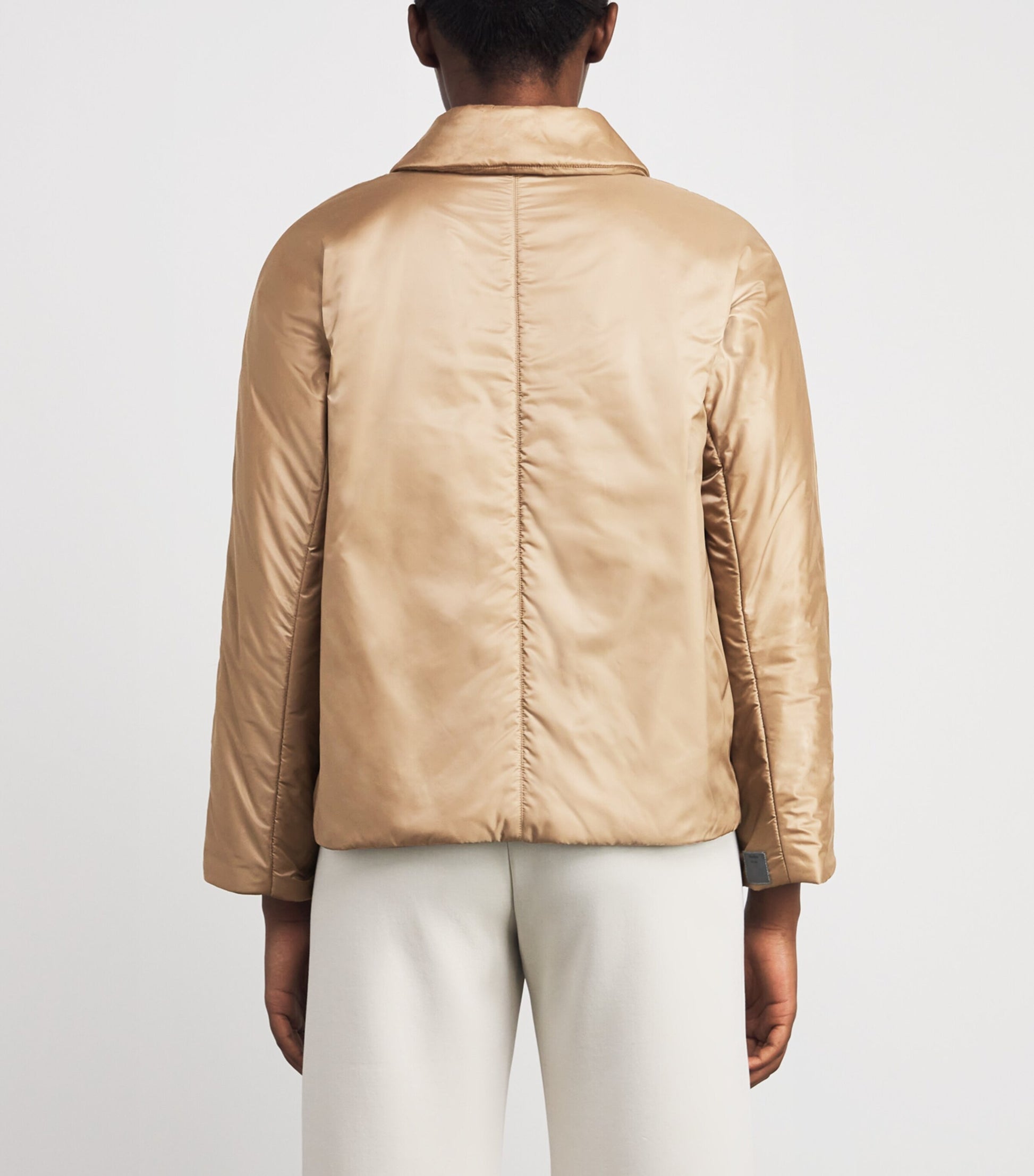 Beige The Cube Collared Jacket