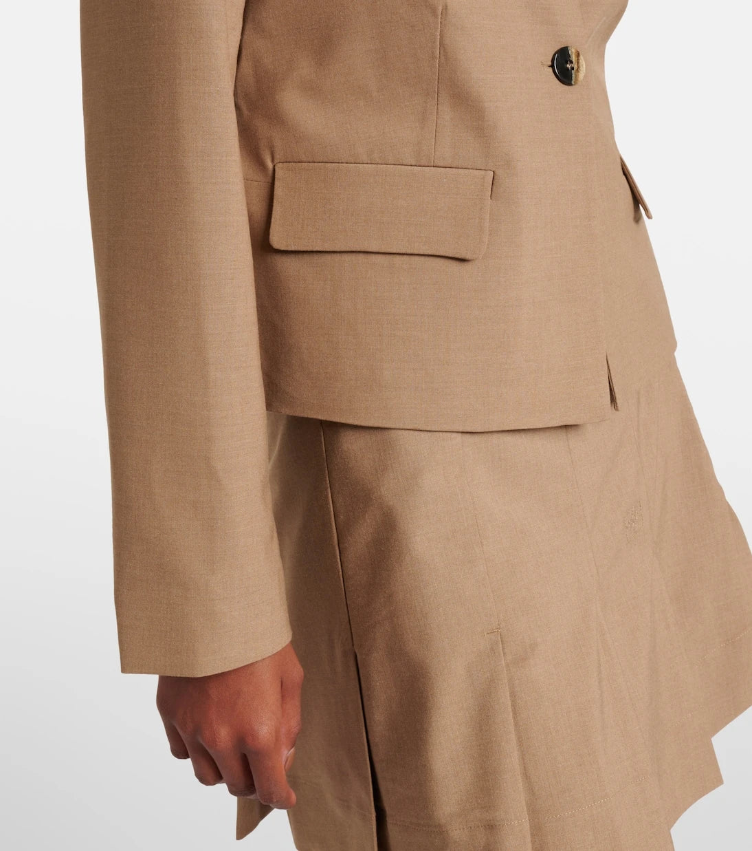 Ganni - Twill blazer