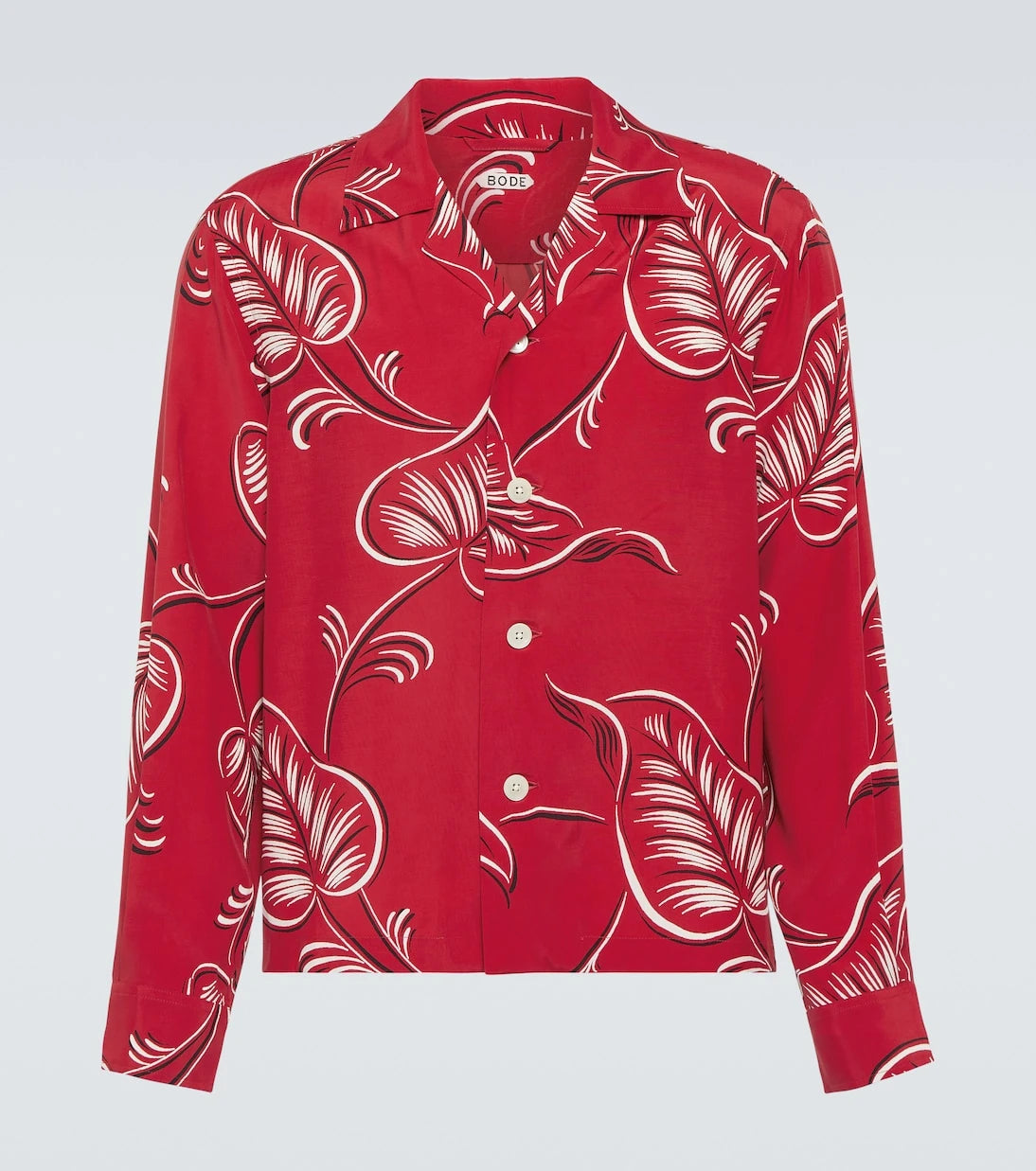 Bode - Creeping Begonia printed shirt