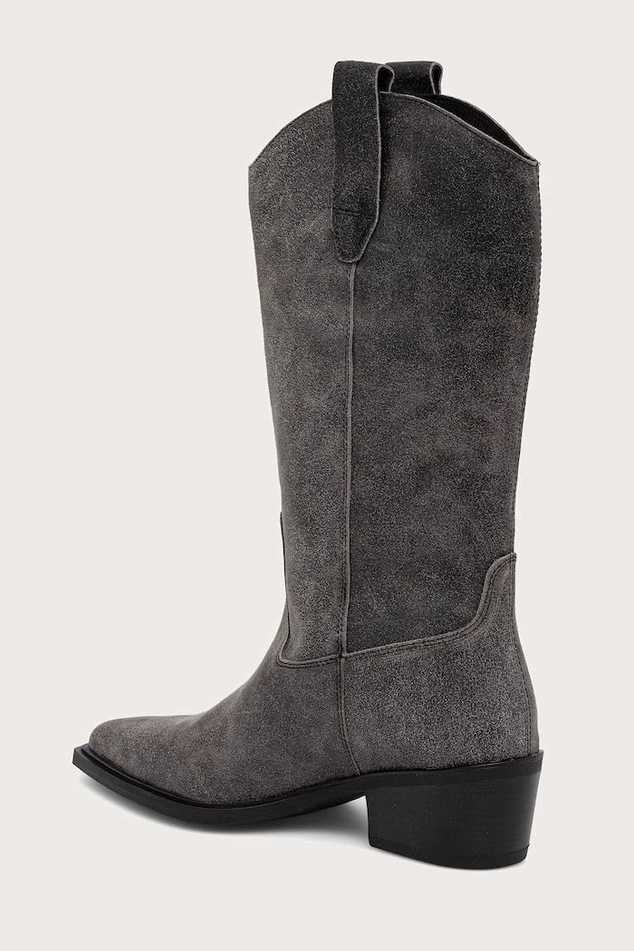 Vagabond Shoemakers kadın deri kalın topuklu kovboy botu KELSEY