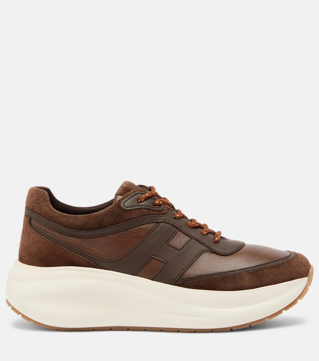 Hogan - Hogan H696 leather platform sneakers