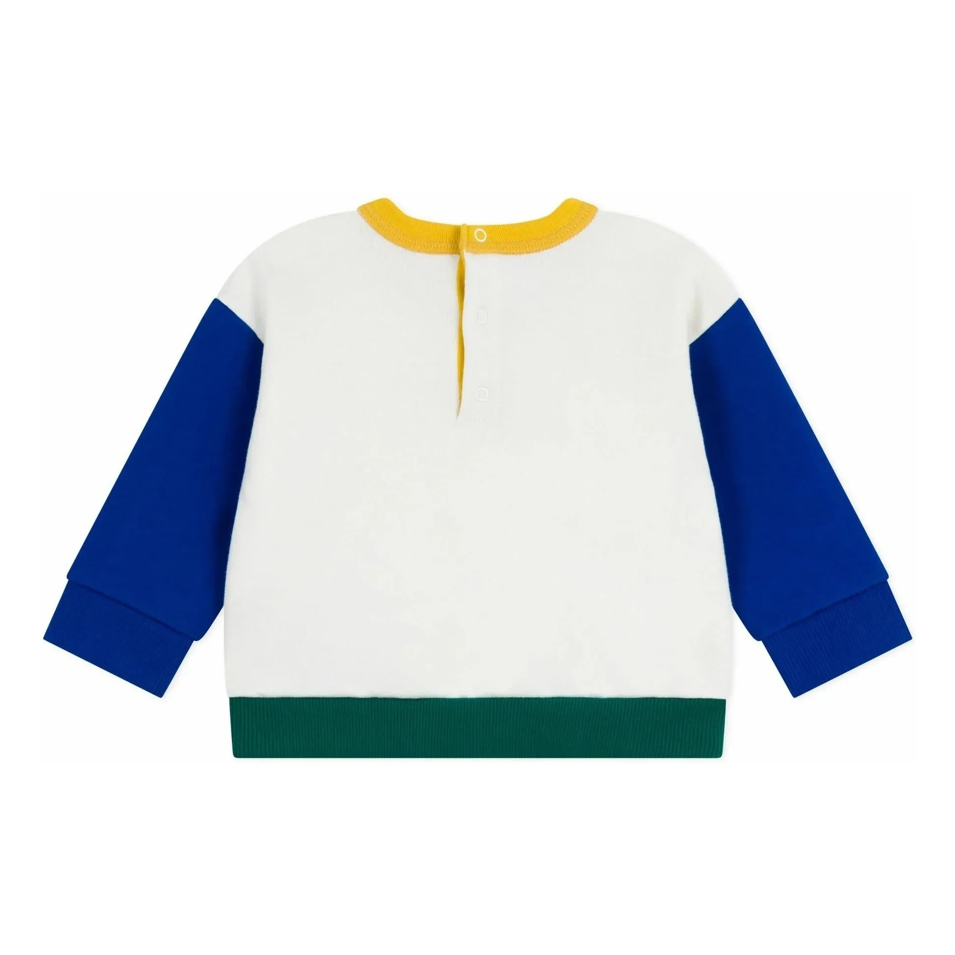 Petit Bateau - Colorblock sweatshirt | Ecru