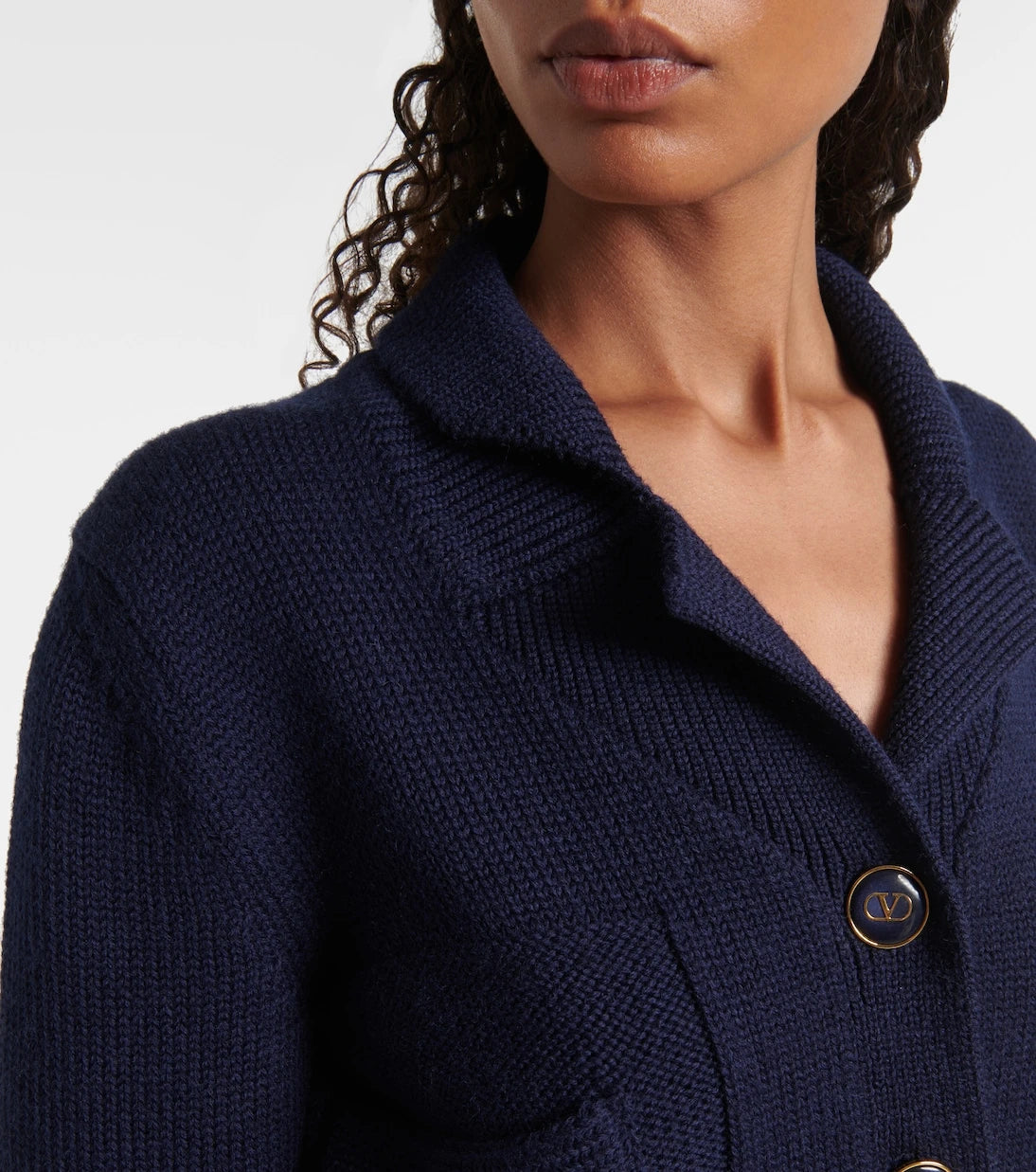 Valentino - Wool and cotton cardigan