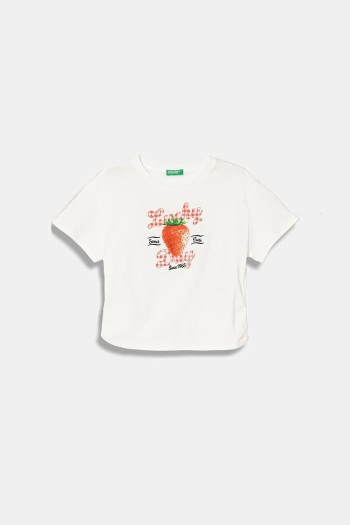 United Colors of Benetton çocuk pamuklu tişört