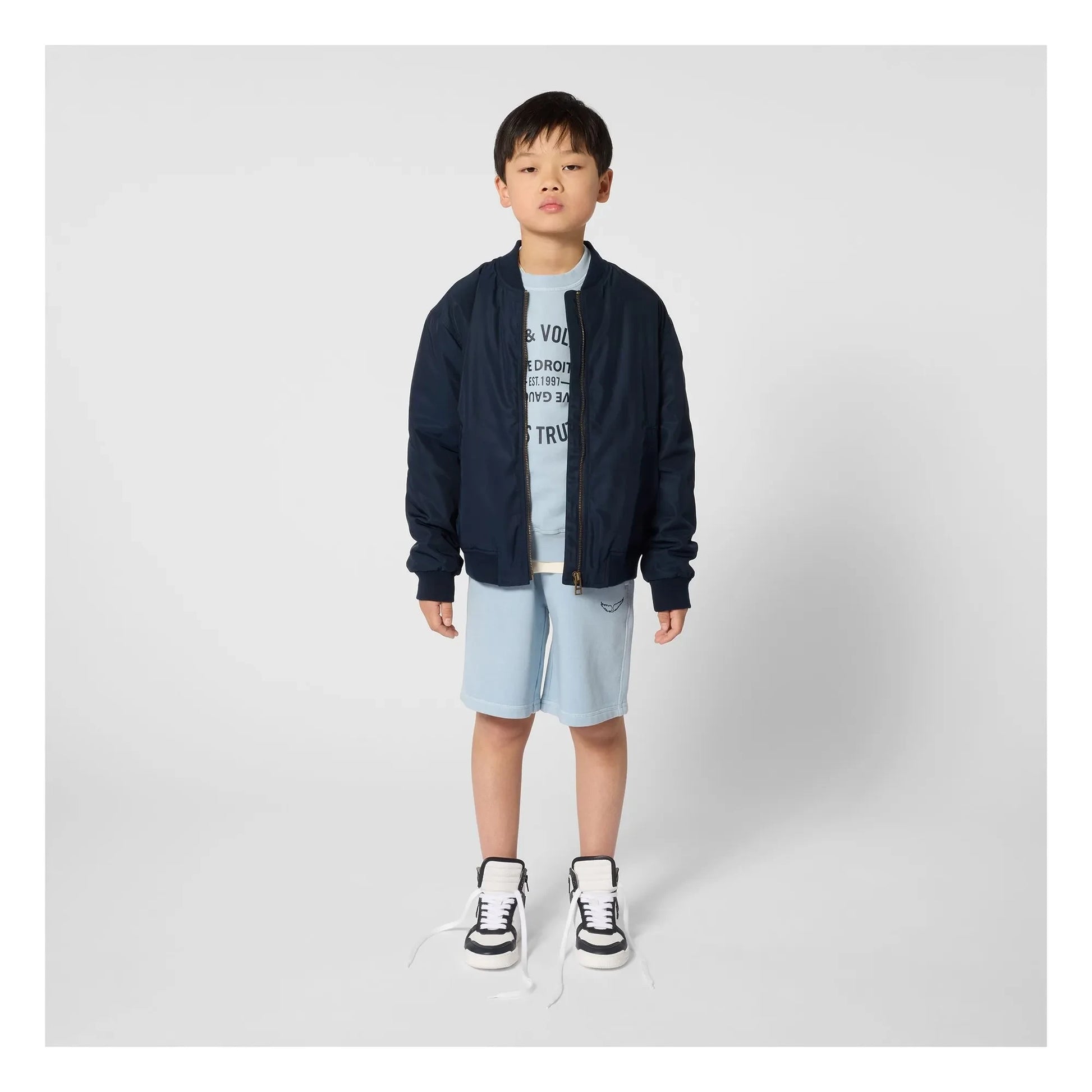 Zadig & Voltaire - Sweat Logo Art Is Truth | Pale blue