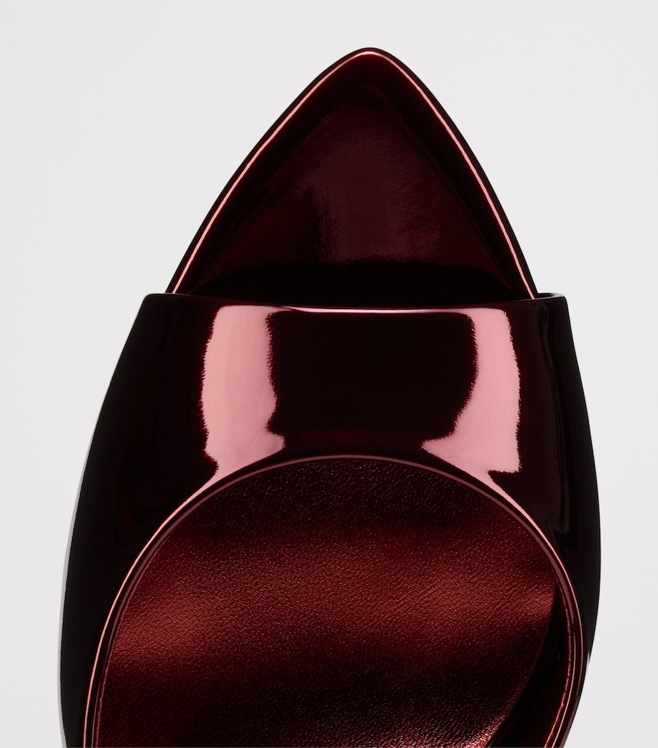 Christian Louboutin Miss Z Patent Leather Mules 100