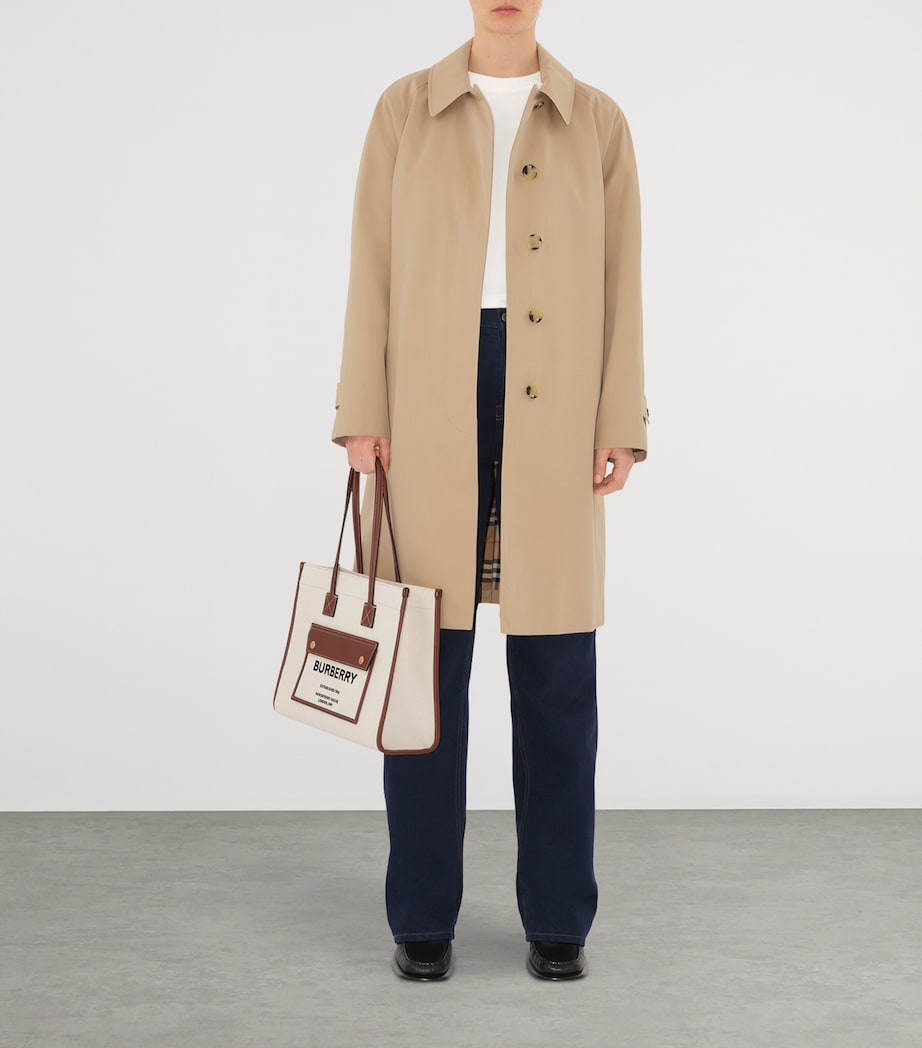 Burberry Beige Small Freya Tote Bag