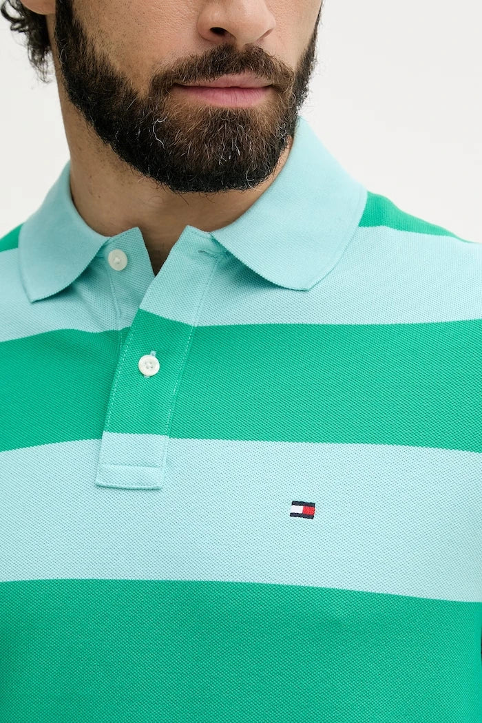 Tommy Hilfiger erkek pamuk ve elastan polo tişört