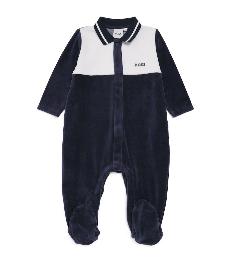 BOSS Kidswear Velvet Logo All-In-One