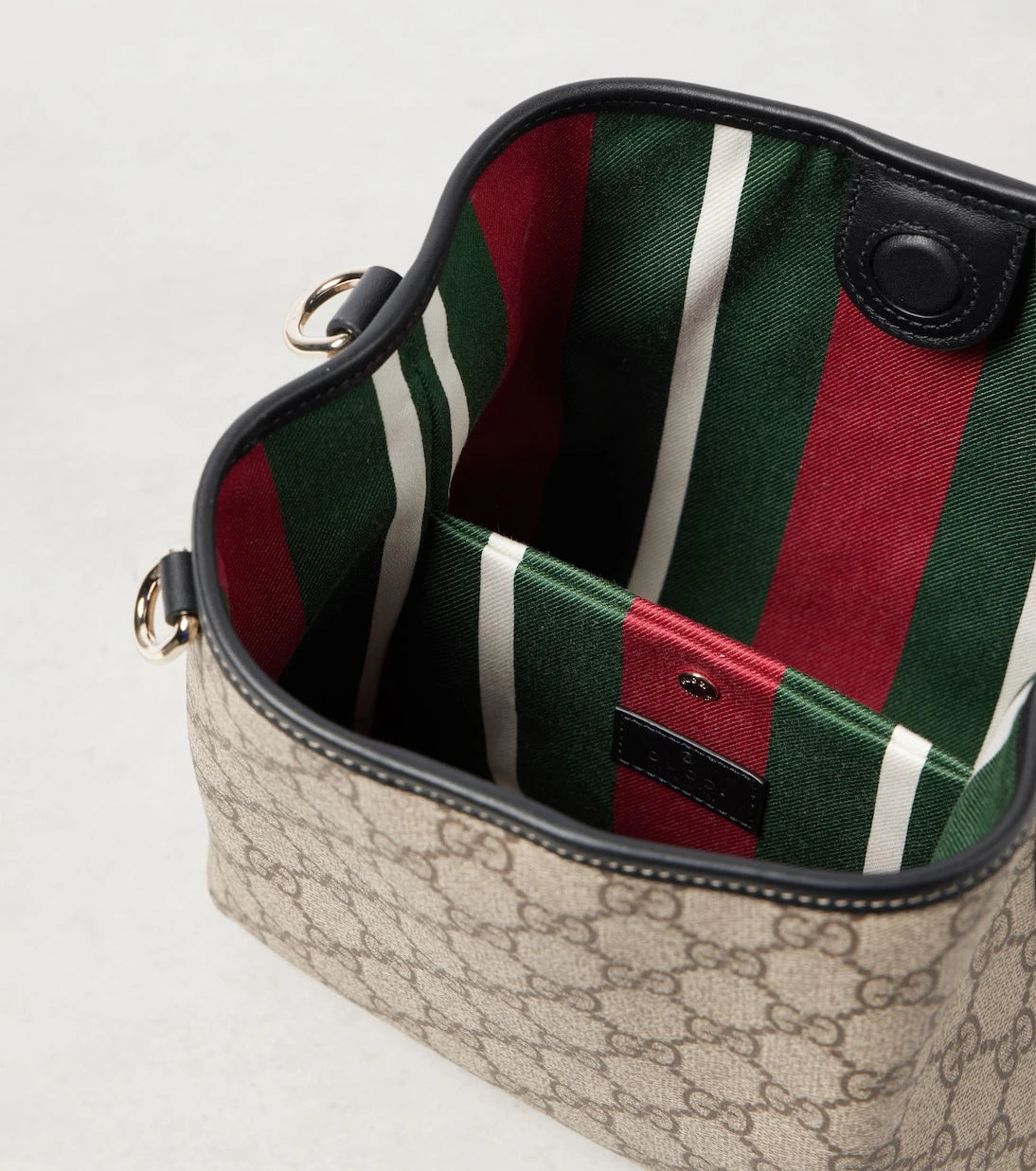 Gucci - GG Emblem Mini coated canvas tote bag