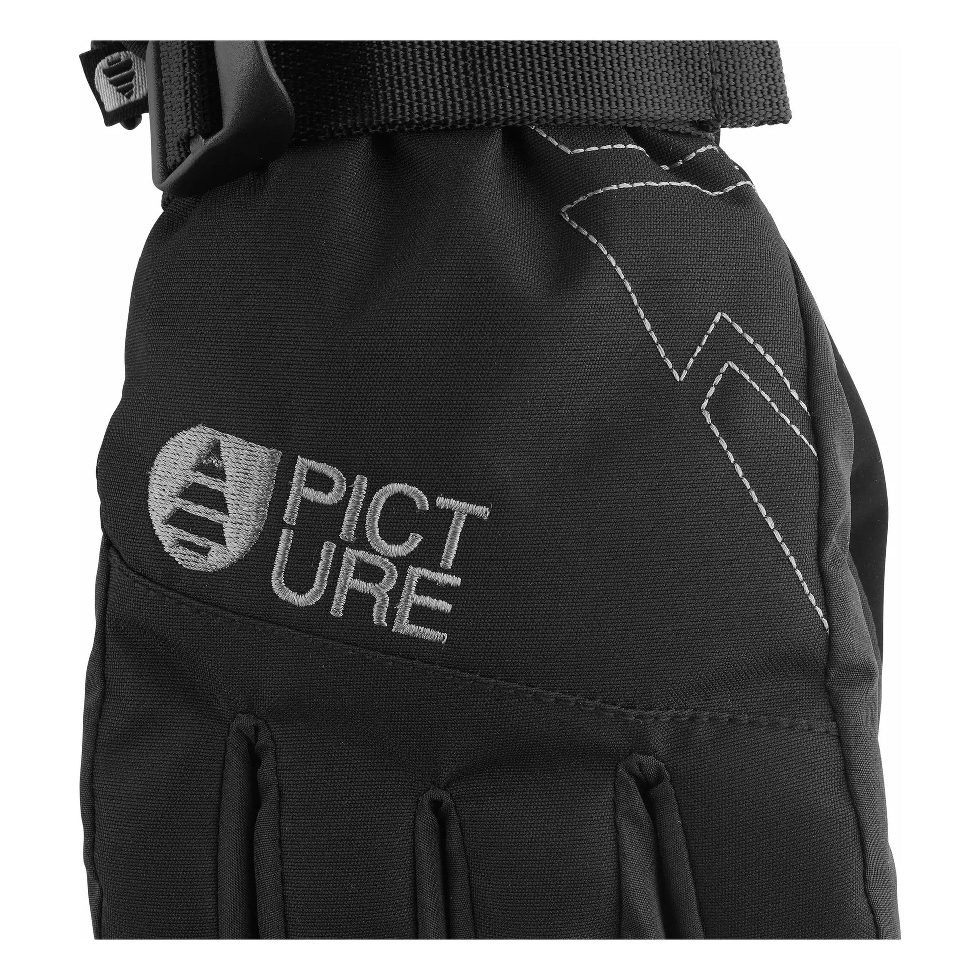Picture - Graby Recycled Fiber Ski Gloves | Black
