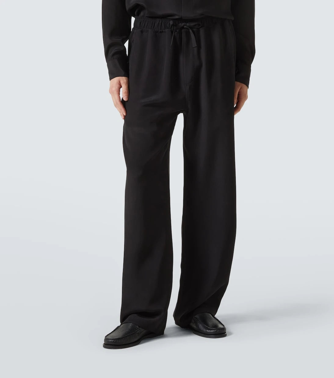 Saman Amel - Silk wide-leg pants