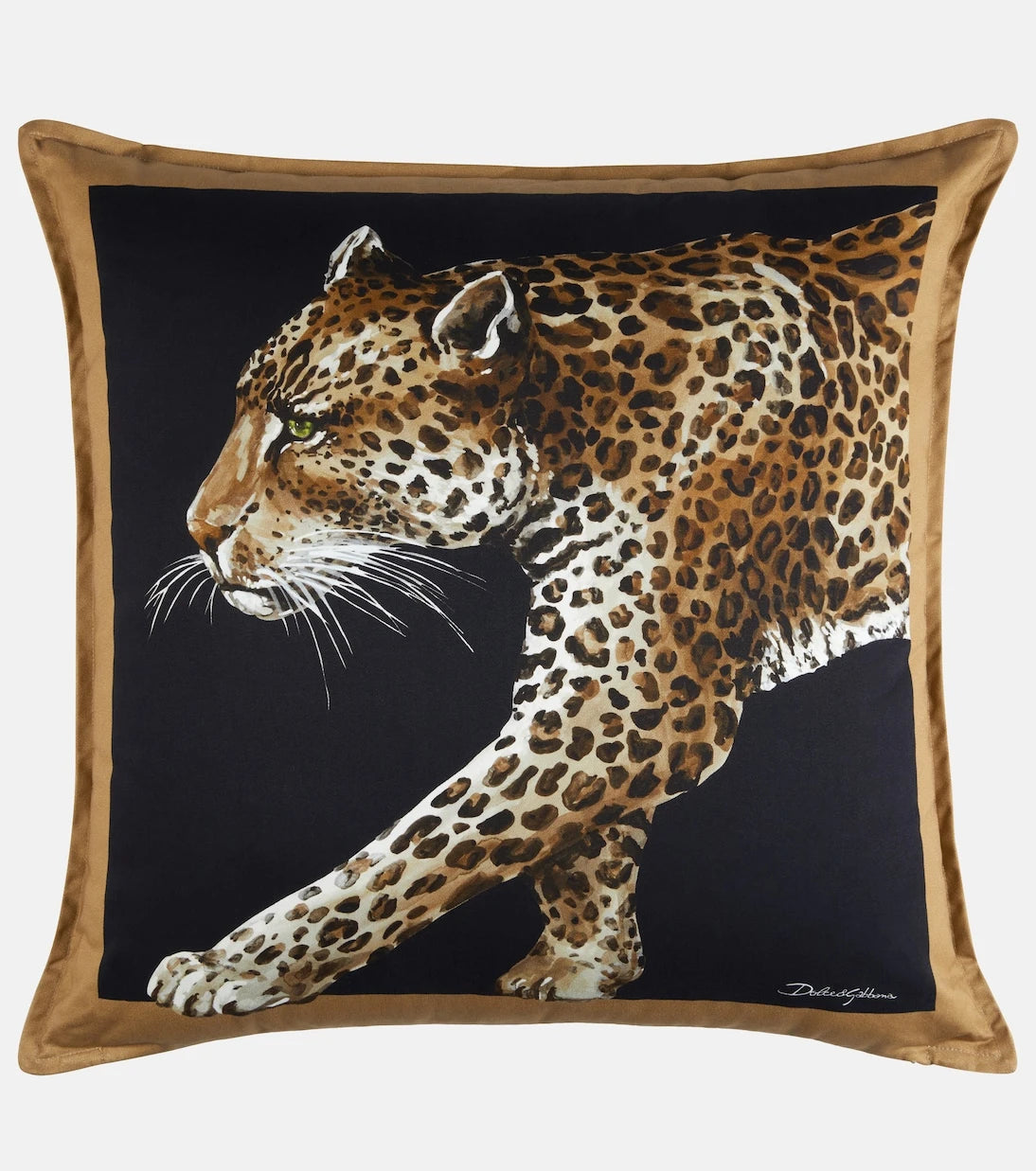 Dolce&Gabbana Casa - Leopardo Medium canvas cushion