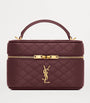 Saint Laurent Burgundy Mini Gaby Top-Handle Bag